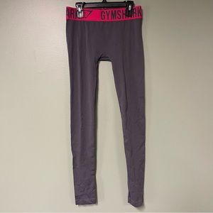 Gray and Pink Gymshark Leggings